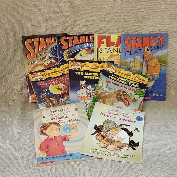 9 Children's Books..Flat Stanley, Geronimo Stilton, - Picture 1 of 12